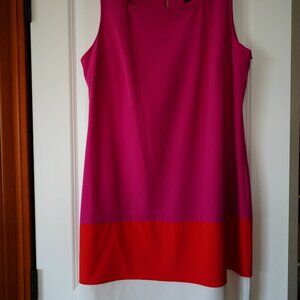Colorblock sleeveless dress
